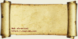 Milijan Debeljak vizit kartica